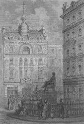 Statue von Peabody im Zentrum der City of London